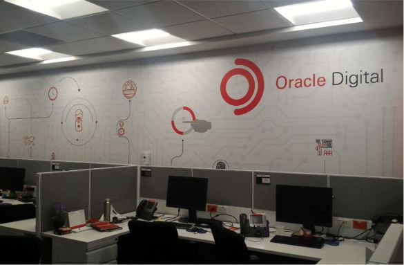 Decoración oficinas Oracle vinilos